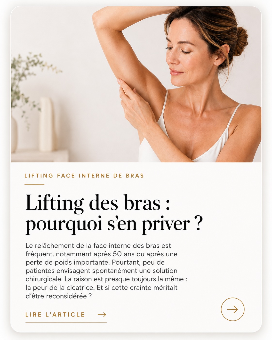 carte lifting bras